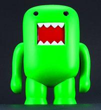 Image: Domo 4-inch Vinyl Figure: Black Light Green 