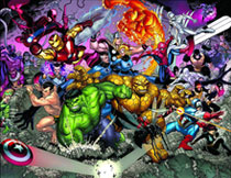 Image: Marvel Universe by Nick Bradshaw Poster 