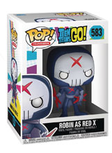 Image: Pop! Teen Titans Go! Vinyl Figure: Robin  (as Red X) - Funko