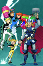Image: Thor and Warriors Four #1
