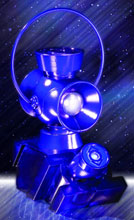 Image: Blackest Night Indigo Lantern 1:4 Scale Power Battery & Ring Prop Set 