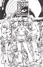 Image: Fanboys vs. Zombies #1 (25-copy incentive Garza sketch cover) (v25)