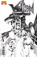Image: Voltron: Year One #1 (10-copy Lau B&W incentive cover) (v10)