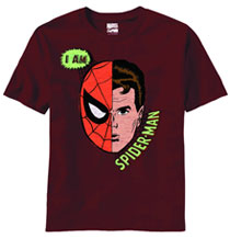 Image: Spider-Man: Double-Vision PX T-Shirt Burgundy  (XXL)