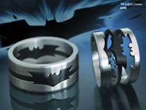 Image: Batman: Dark Knight Puzzle Ring  (size 10)