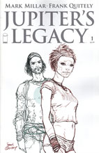 Image: Jupiter's Legacy #1  (25-copy Quitely B&W incentive cover)