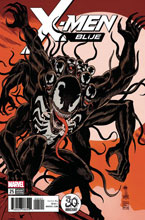 Image: X-Men Blue #25 (Legacy) (variant Venom 30th cover) - Marvel Comics