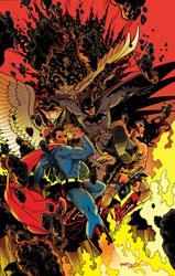 Image: Justice League #75 (incentive 1:50 card stock cover - Tony Harris) - DC Comics