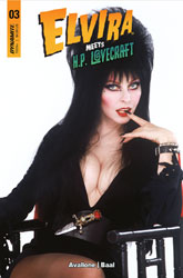 Image: Elvira Meets HP Lovecraft #3 (cover D - Photo) - Dynamite