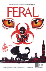 Image: Feral #1 (variant Horror Movie cover) (DFE signed & Remarked - Haeser Homage sketch) - Dynamic Forces