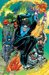 Image: Titans #10 (variant cardstock cover - Bradley Walker) - DC Comics