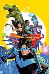 Image: Titans #10 (variant cardstock cover - Daniel Bayliss) - DC Comics