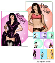 Image: Bettie Page Sticky Notebook  (Orange)