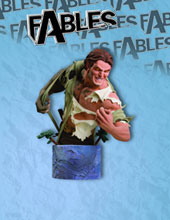 Image: Fables Bust: Bigby Wolf 