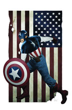 Image: Captain America by Travis Charest Poster 