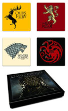 Image: Game of Thrones: Set of Four Sigil Coasters 