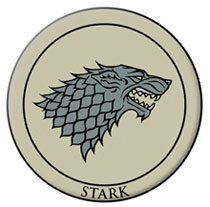 Image: Game of Thrones Embroidered Patch: Stark 