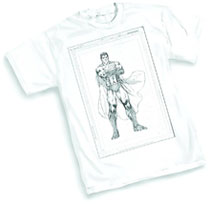 Image: Superman: Raw by Lee T-Shirt  (XL)