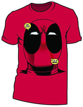 Image: Deadpool: Big Head Deadpool T-Shirt Red  (XXL)