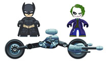 Image: Batman: Dark Knight Mini-Mezitz Batpod Set 