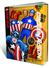 Image: Captain Action Deluxe Costume Set: Captain America 