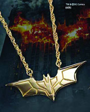 Image: Dark Knight Sterling Silver Pendant  (Gold-Plated)