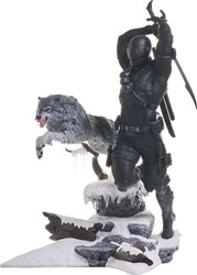 Image: G.I. Joe Gallery PVC Statue: Snake Eyes  - Diamond Select Toys LLC