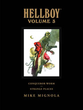 Image: Hellboy Library Edition Vol. 03: Conqueror Worm & Strange Places HC 