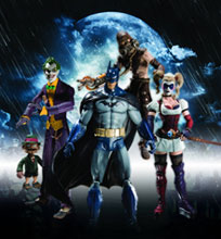 Image: (obs) Batman: Arkham Asylum Series 1 Action Figure Set (4) 