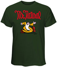 Image: Mr. Natural Struttin Military Green T-Shirt  (M)