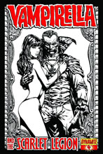 Image: Vampirella: Scarlet Legion #4 (20-copy Desjardins B&W incentive cover) (v20)