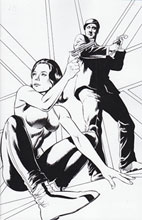 Image: Steed and Mrs. Peel #0 (50-copy Perkins B&W variant - cover G) (v50)