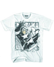Image: Captain America: Throwing Star T-Shirt White  (XXL)