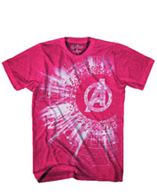 Image: Avengers: Black Hole T-Shirt Red Heather  (L)