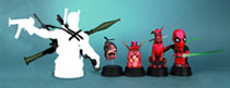 Image: Gentle Giant Deadpool Corps Mini-Bust Boxed Set 