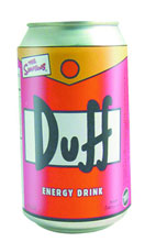 Image: Simpsons: Duff Energy Drink 24-count Case 