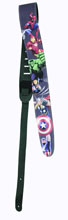 Image: Marvel Leather Guitar Strap: Marvel Six 