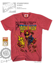 Image: Iron Man: Stark Force T-Shirt Red Heather  (XL)