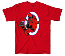 Image: Deadpool: Body Slide T-Shirt Red  (M)