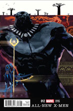 Image: All-New X-Men #12 (variant cover - Santiago Black Panther) - Marvel Comics