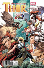 Image: Mighty Thor #22 (variant cover - Marvel vs. Capcom) - Marvel Comics