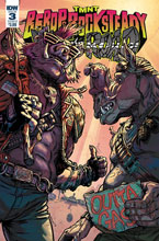 Image: Teenage Mutant Ninja Turtles: Bebop & Rocksteady Hit the Road #3 (cover B - Browne) - IDW Publishing