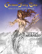 Image: Grimm Fairy Tales Adult Coloring Book - The Little Mermaid SC  - Zenescope Entertainment Inc
