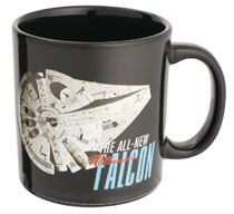 Image: Star Wars Heat Reactive Mug: Millennium Falcon  - Vandor LLC