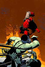 Image: Hellboy in Mexico  (or, a Drunken Blur) (Corben cover)