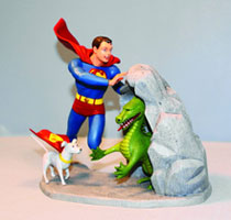 Image: Superboy All-Pastic Assembly Kit 