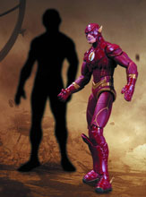 Image: Injustice: Gods Among Us Action Figures 2-Pack - The Flash vs. TBA  - DC Direct