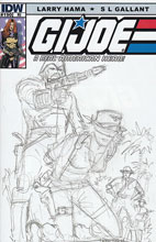 Image: G.I. Joe: A Real American Hero #190  (10-copy sketch incentive cover)