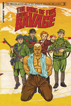 Image: Doc Savage: Ring of Fire #3 (cover A - Schoonover) - Dynamite