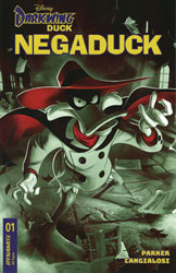 Image: Negaduck #1 (variant DE exclusive cover - Middleton Dichromatic Redgreen) - Dynamite